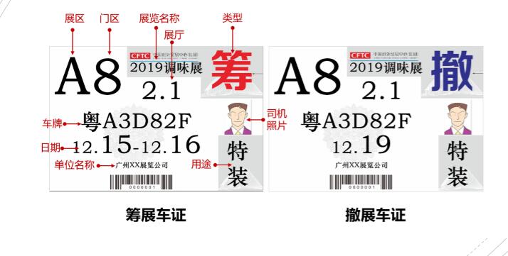 2021广州酒店用品展货车证办理实操流程